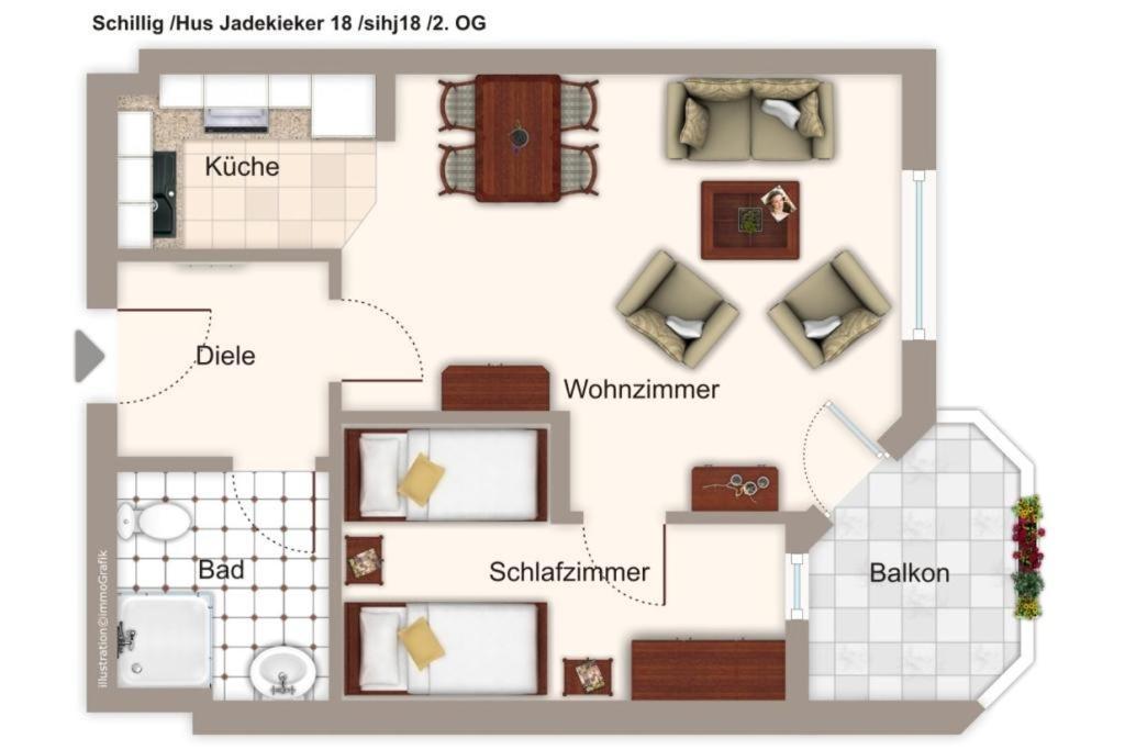 シリヒHus Jadekieker Hus Jadekieker 18アパートメント エクステリア 写真